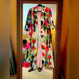 Floral Multicolor Maxi Dress